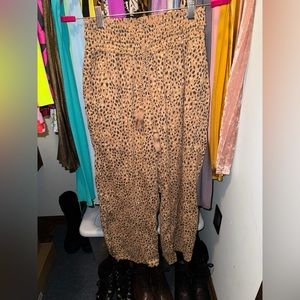 Abercrombie Linen Tassel Pants Size S Short